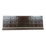 Graphical brutalist credenza, 1970s