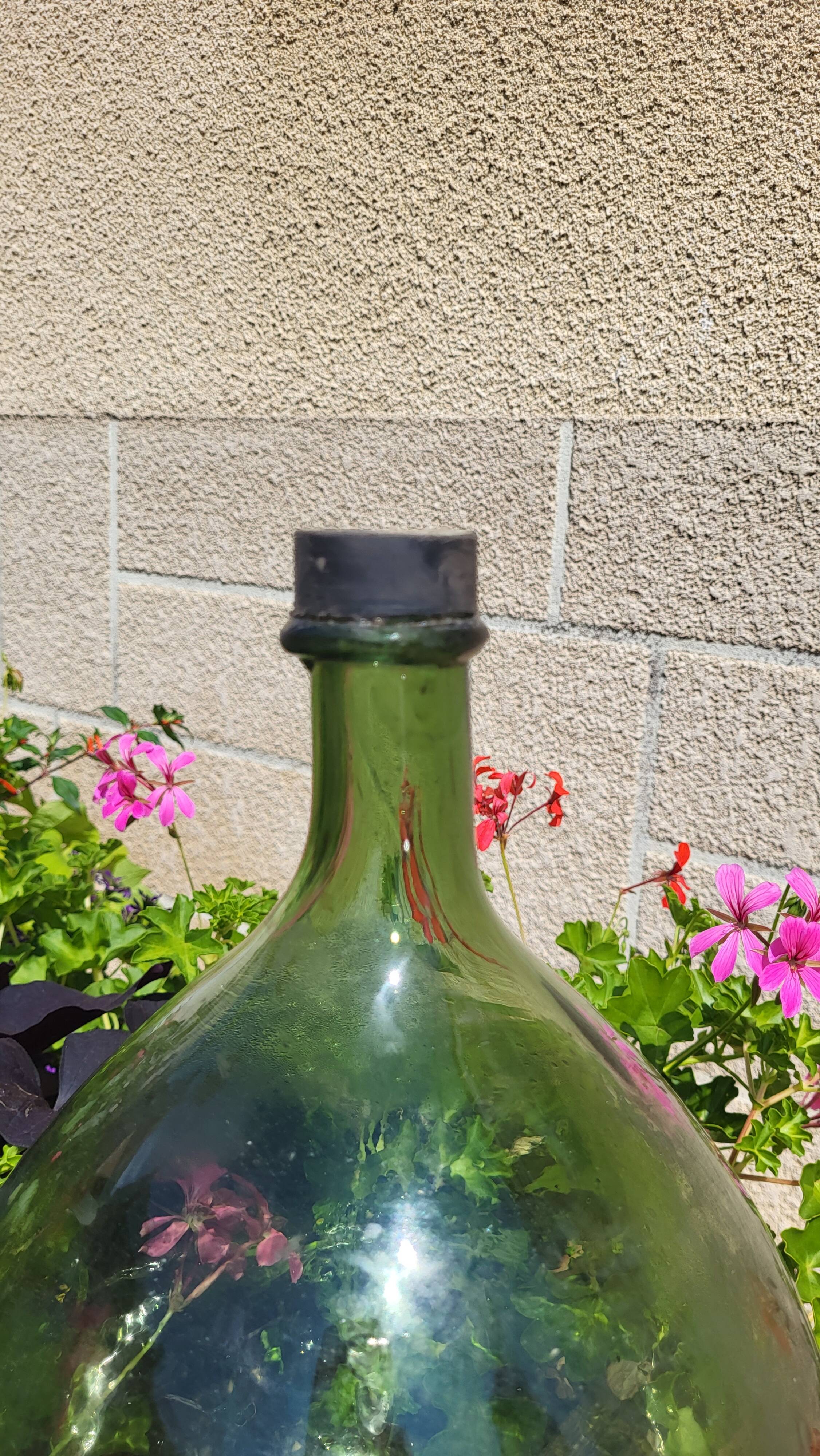 Dame-jeanne / bonbonne en verre