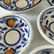 6 hand-painted ceramics – Desuir - Sicily