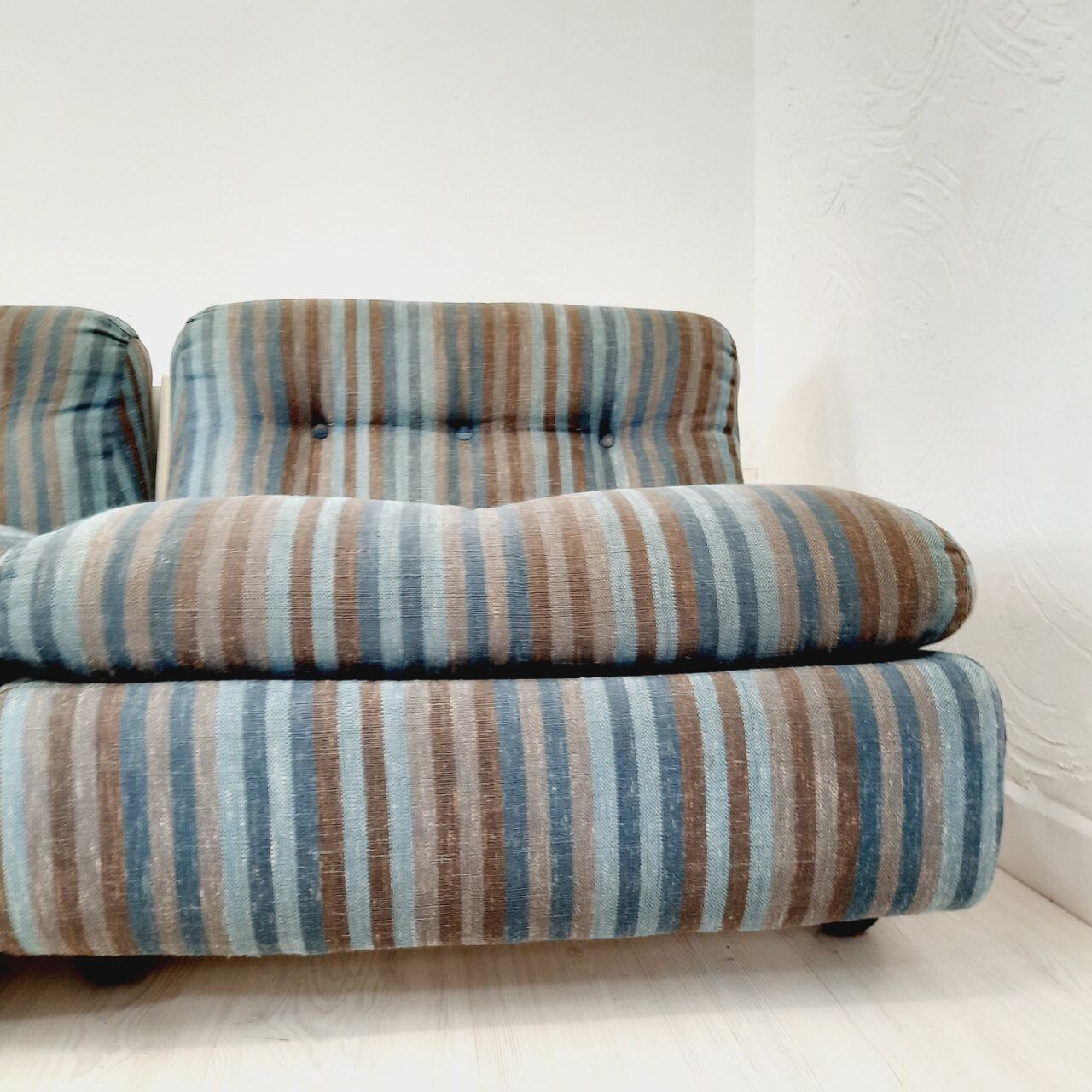 Three vintage armchairs, model Amanta Design Mario Bellini for C & B.