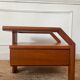 Table de chevet en orme vintage