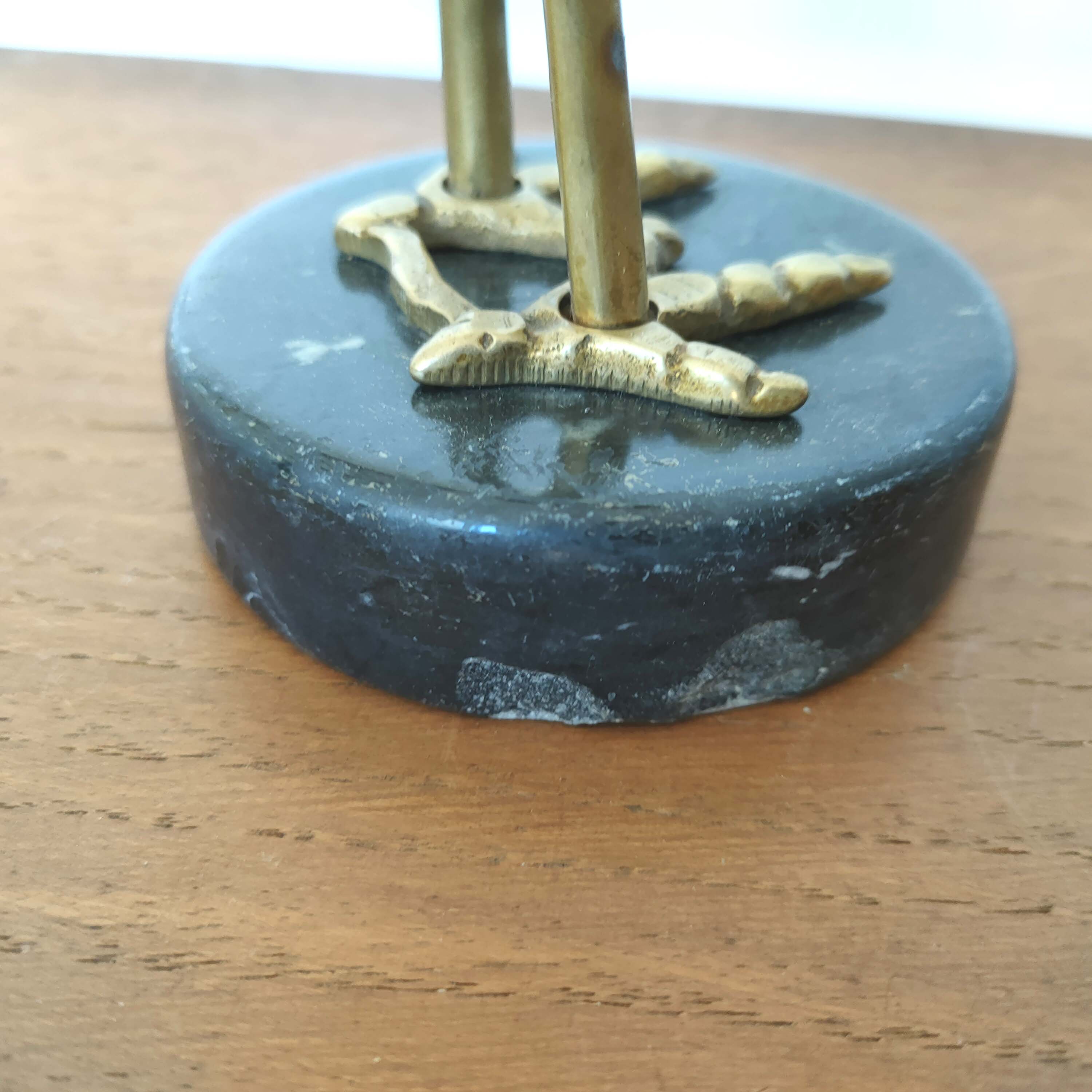 Brass heron
