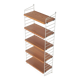 Swedish wall shelf designed by Kasja & Nils Nisse Strinning, 1950s