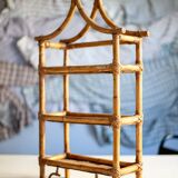 Bamboo pagoda shelf, 1960s
