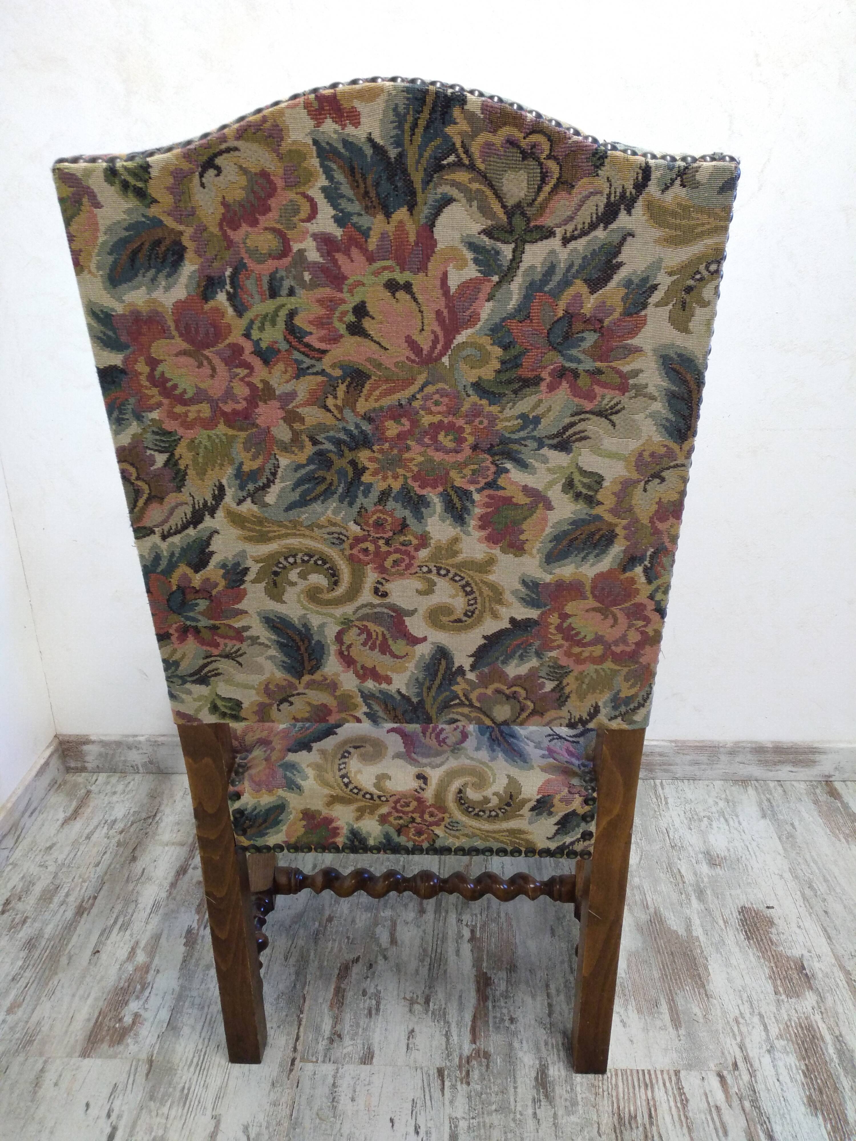 Fauteuils ancien avec pouf