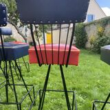 1950s Eiffel Bar Chairs in the Style of Frederick Weinberg - Set of 6