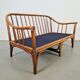 Organic Modern Bamboo and Rattan Loveseat from McGuire, 1970s