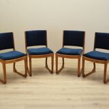Set of four beech chairs, Danish design, 1950s, designer: Holger Jacobsen,