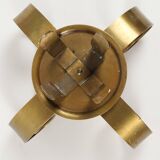 Ystad Metall brass candlestick – Sweden, 1960s