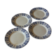 Lot 4 plates Saint Aubin Digoin Sarreguemines