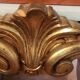 Old large golden mirror