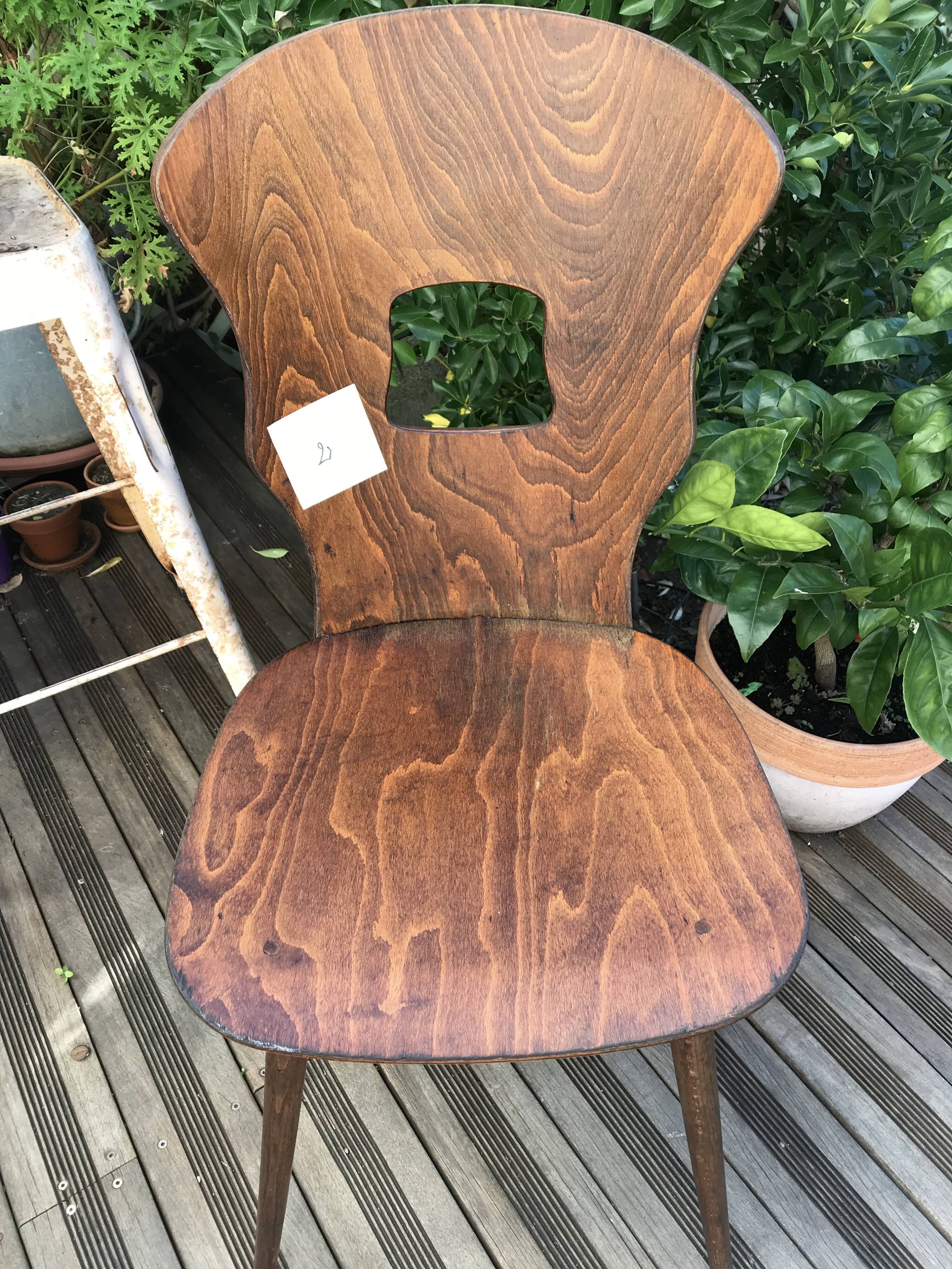 4 Baumann Gentiane chairs