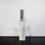 Acrylic glass vase and stainless steel, Italy, 1970s