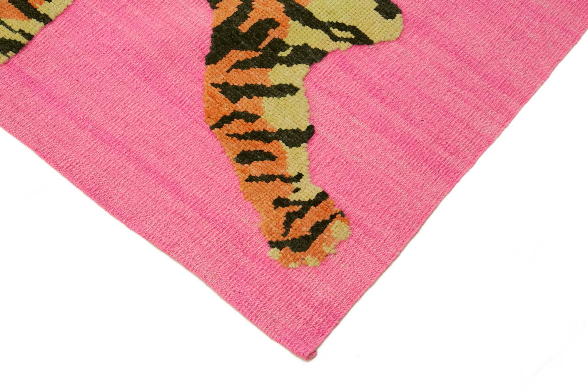 Turkish Handknotted Wool Tiger Rug  145 cm x 183 cm