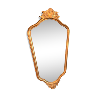 Mirror gilded wood 68 cm