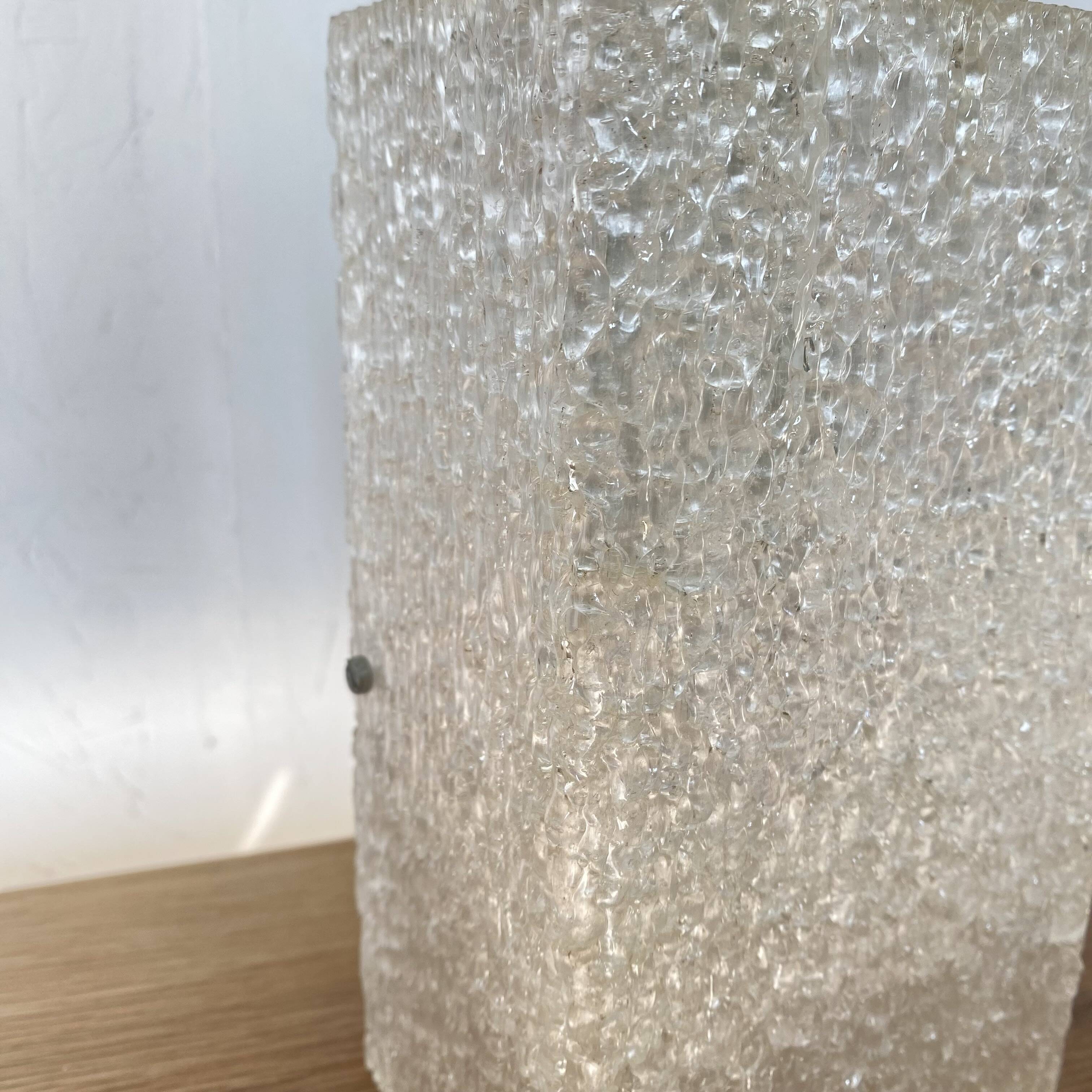 Antique seventies perspex wall light, vintage lighting 1960 1970 LAMP-7471