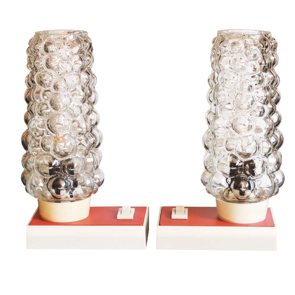 Bedside table lamps from Hawill, 1960