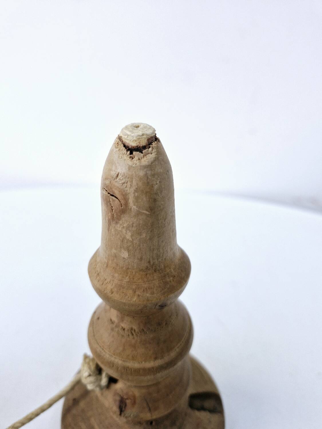 Old Bilboquet Wooden Popular Art Old Game H 18 cm
