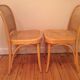Set de 2 chaises cannées vintage