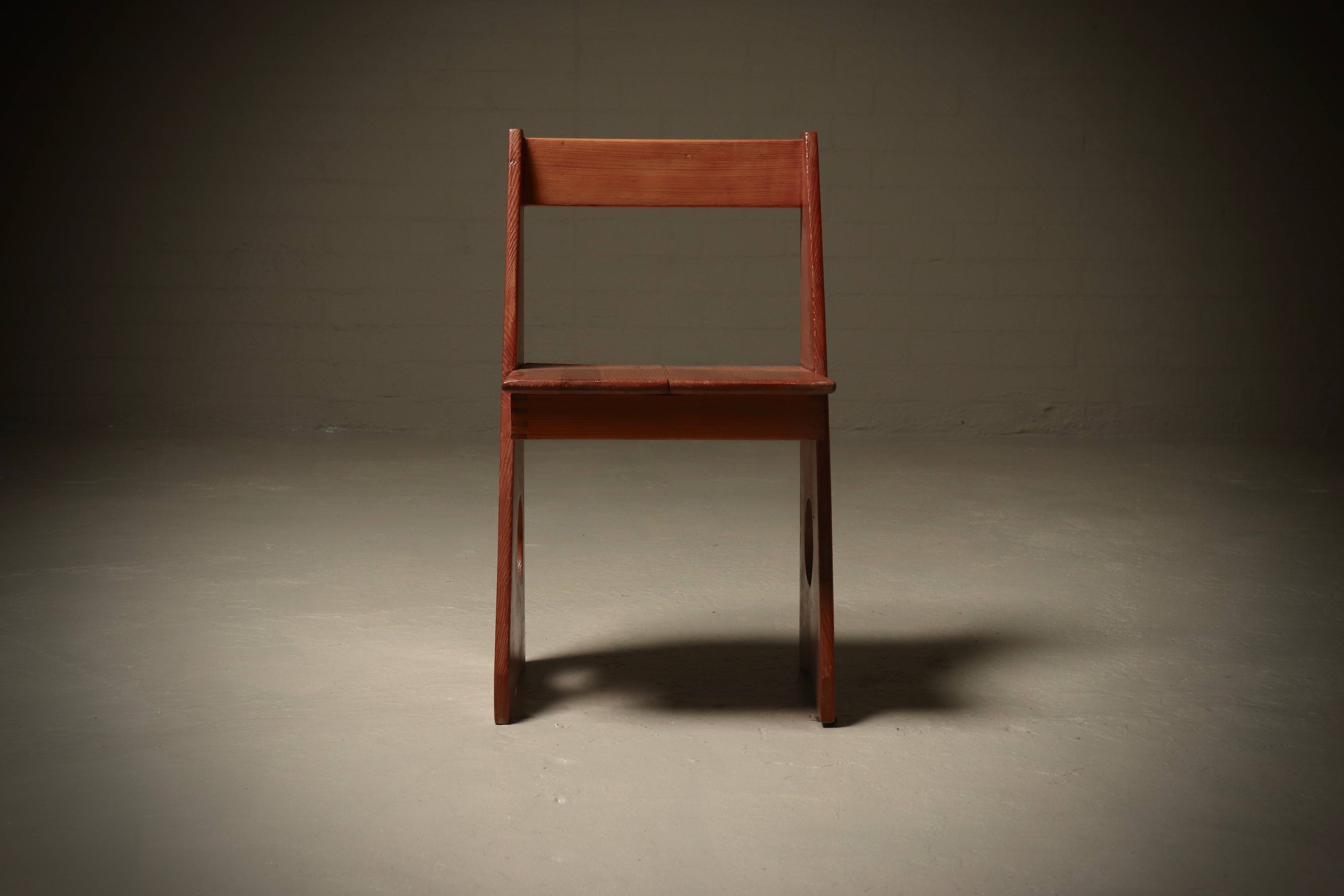 Pine Accent Chair by Gilbert Marklund for Furusnickarn AB 1970s