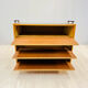 Shoes cabinet with metal frame