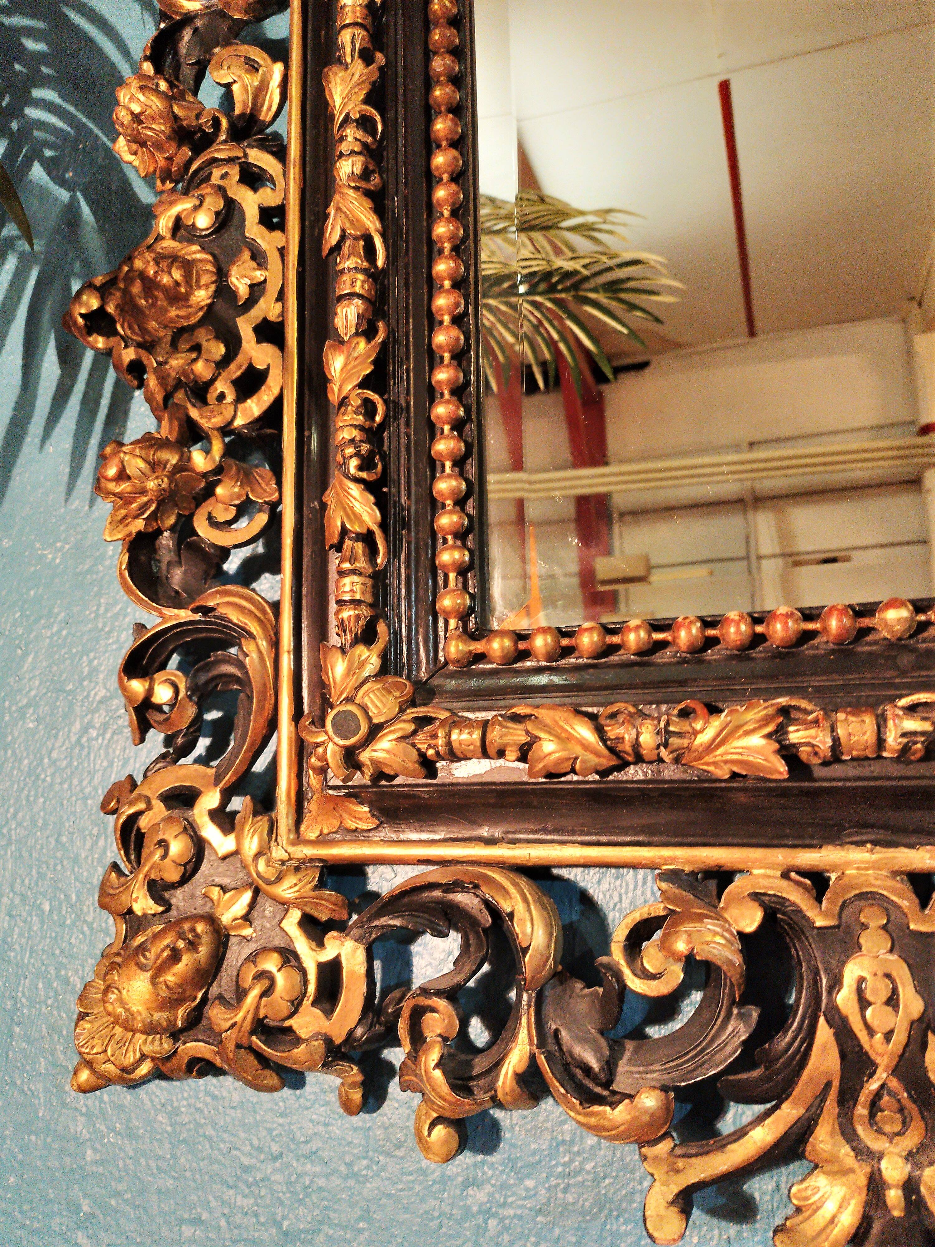 Baroque mirror Italy XIXth century