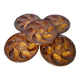 Saint-Clément / Série de 6 assiettes à huîtres