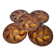 Saint-Clément / Série de 6 assiettes à huîtres