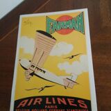 Air France Boeing 747 Menus