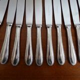 12 couteaux inox comargent monocoque style Louis XV