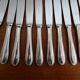 12 couteaux inox comargent monocoque style Louis XV