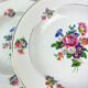 6 hollow plates iron earth salins model "anny" floral pattern