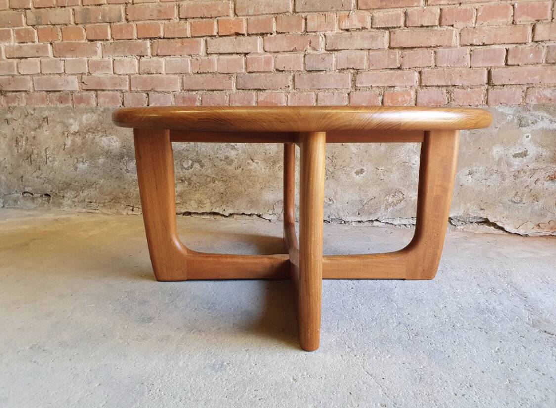Teak coffee table by Niels Bach Denmark 1970