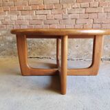 Teak coffee table by Niels Bach Denmark 1970