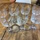 Lot de 7 verres à vin vintage en cristal
