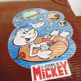 Vintage brown suitcase