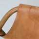 Espri safari chair in cognac leather and bamboo IKEA Sweden 1970
