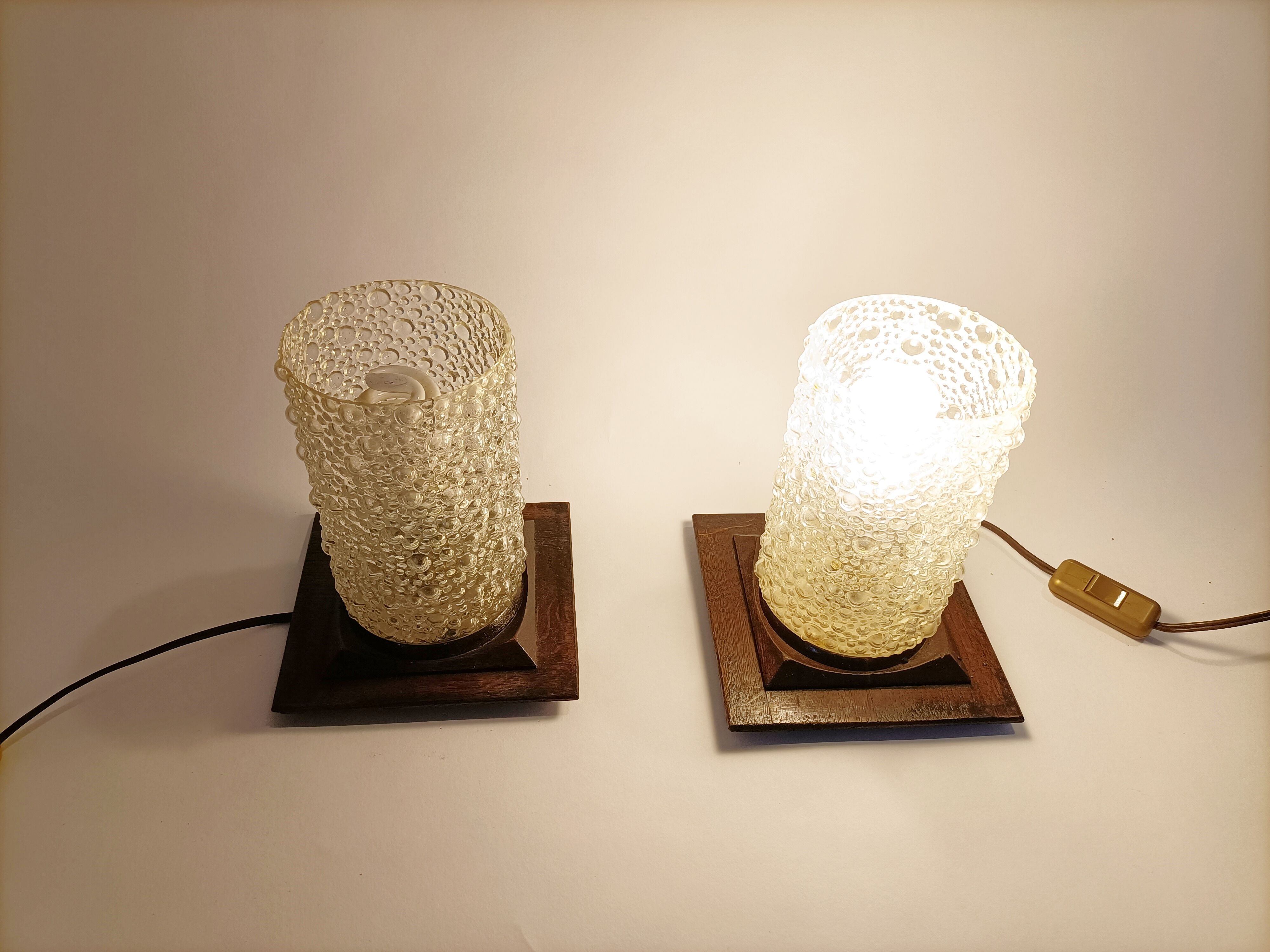 Pair of bedside lamps 1950