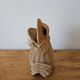 Grenouille vintage en rotin