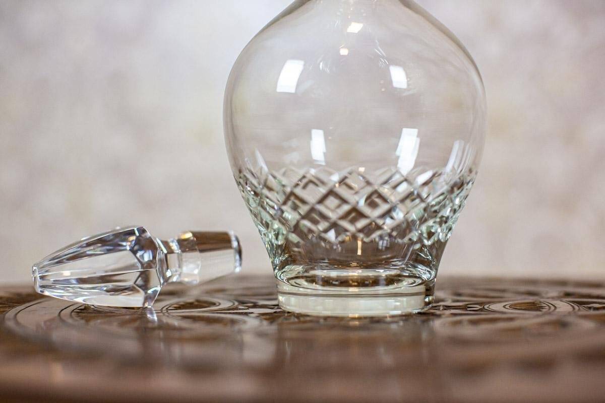 Vintage Crystal Liquor Decanter, 1930s