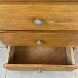Oak chest of drawers, 1960s