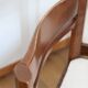 4 modernist cream chairs