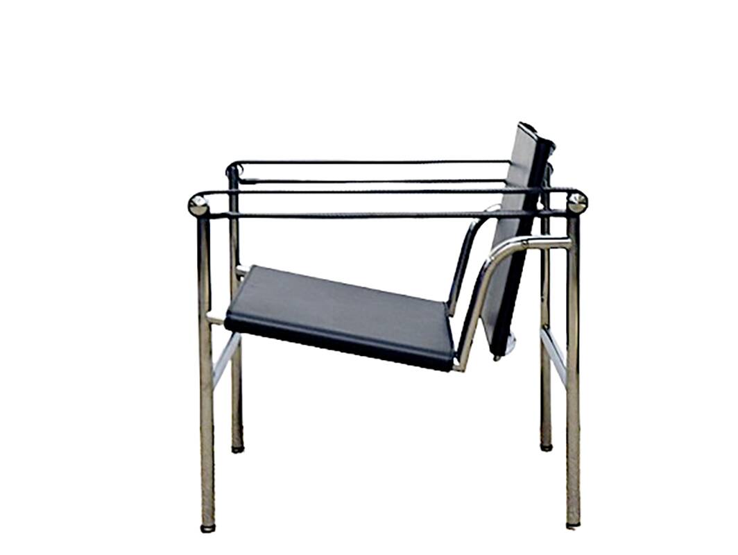 Le Corbusier Cassina LC1 armchair, 1970s.