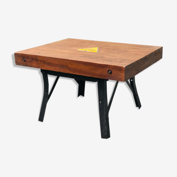 Table basse esprit garage