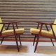 Pair of boomerang armchairs TON Bystřice (Thonet) by Antonin Suman 1960