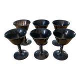 6 silver plated mappin & webb tumbler/cup