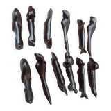 12 ceramic knife holders animals