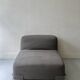 Plastics gray fabric armchair by Piero Lissoni for Kartell, 1970