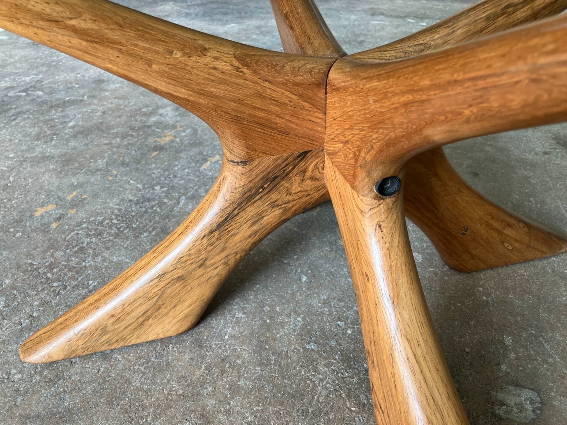 Glas Couchtisch T118 Illum Wikkelsø für Niels Eilersen 60er