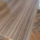 Italian design chair Pedrali "Kuadra" in Zebrano wood